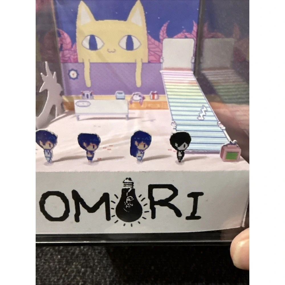 Omori Handmade Diorama  Omori Retro Gaming Cube Fanart (Lexi)